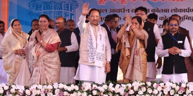 छत्तीसगढ़ तेजी से बढ़़ रहा हैं समृद्धि कीओर: मुख्यमंत्री विष्णु देव साय,जशपुर जिले को 51.73 करोड़ रुपए के विकास कार्यों की सौगात