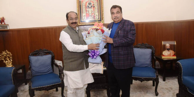 उप मुख्यमंत्री अरुण साव की नई दिल्ली में केन्द्रीय सड़क परिवहन एवं राजमार्ग मंत्री नितिन गडकरी से मुलाकात….