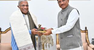 मुख्यमंत्री विष्णुदेव साय से राज्यसभा के उप सभापति हरिवंश ने की सौजन्य मुलाकात….