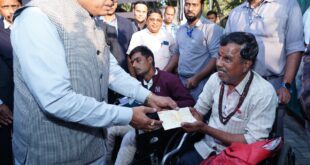 मुख्यमंत्री जनदर्शन: दिव्यांग प्रवीण गिरी गोस्वामी को पुत्री की शादी के लिए मिला 20 हजार का तत्कालीक सहायता…