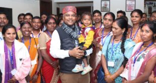 वनमंत्री केदार कश्यप से बीजापुर के पंच-सरपंचों ने की सौजन्य भेंट….