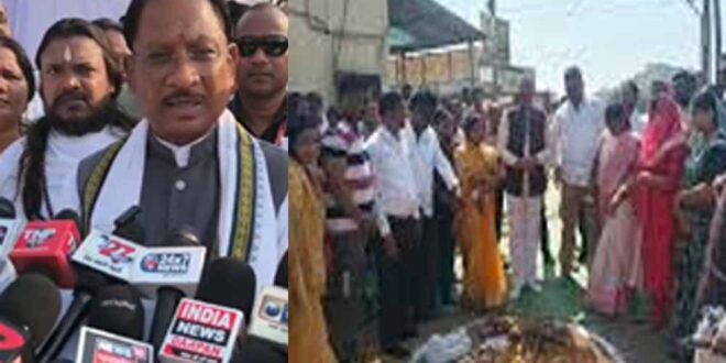 मुख्यमंत्री साय का गुरु घासीदास की जन्मस्थली से ऐलान, ‘होली में निरस्त नहीं होगा ड्राई डे’