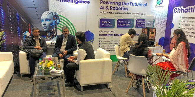 भारत मंडपम में एआई इम्पैक्ट समिट: छत्तीसगढ़ का स्टॉल बना आकर्षण केंद्र….