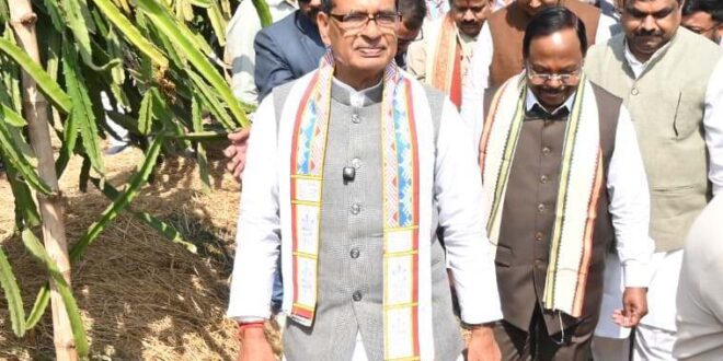 केन्द्रीय कृषि मंत्री शिवराज सिंह चौहान पहुंचे छत्तीसगढ़ के ग्राम गिरहोला एवं खपरी, खेत भ्रमण, पौधरोपण और किसानो से किया संवाद….