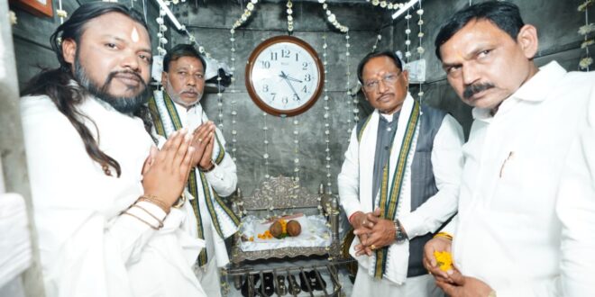 बाबा गुरू घासीदास जी के बताए मार्ग पर काम कर रही हमारी सरकार – मुख्यमंत्री विष्णु देव साय….