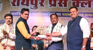 प्रेस लोकतंत्र का चौथा स्तंभ, पत्रकार लोकतंत्र के सच्चे सेनानी: मुख्यमंत्री साय