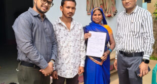 श्रम विभाग द्वारा घर पहुँच दिलाया जा रहा योजना का लाभ…..