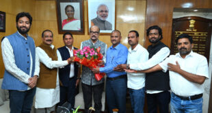 राज्यपाल रमेन डेका से अखिल भारतीय कुर्मी क्षत्रिय महासभा के प्रदेश अध्यक्ष ने भेंट की….