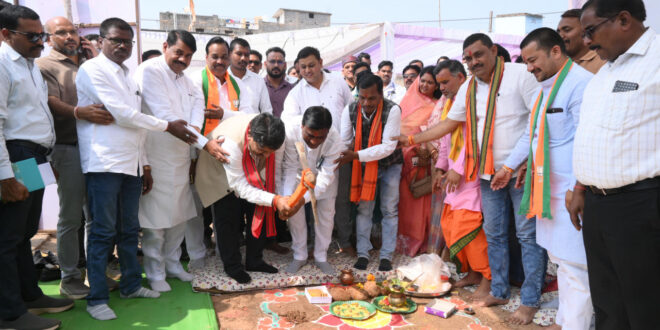 उप मुख्यमंत्री विजय शर्मा ने कवर्धा नगर के विकास के लिए रखी 2.80 करोड़ के निर्माण कार्यों की आधारशिला….