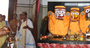 राज्यपाल रमेन डेका ने किए महाप्रभु श्री जगन्नाथ भगवान के दर्शन….