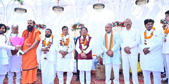 मुख्यमंत्री विष्णु देव साय ने ‘विशाल सतनाम सद्भाव पदयात्रा’ का किया शुभारंभ….