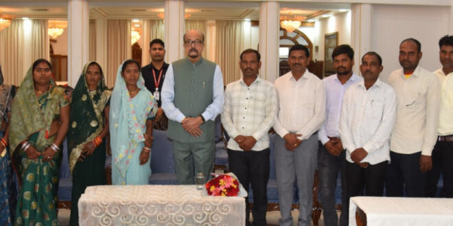 राज्यपाल के गोद ग्राम पंचायत बिजली के ग्रामीणों ने किया लोकभवन का भ्रमण….