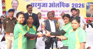 खेल प्रतिभाओं को निखारने का सशक्त माध्यम बनी सरगुजा ओलंपिक: मंत्री रामविचार नेताम…..
