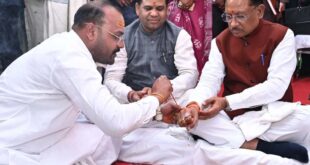 स्वस्थ समाज ही समृद्ध राज्य की नींव : मुख्यमंत्री विष्णु देव साय….