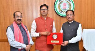 मुख्यमंत्री विष्णु देव साय से आज विधानसभा परिसर स्थित उनके कक्ष में वित्त मंत्री ओपी चौधरी ने वित्तीय वर्ष 2026-27 का बजट प्रस्तुत करने से पूर्व मुलाकात की…