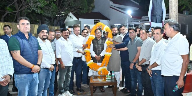 मुख्यमंत्री से छत्तीसगढ़ रियल एस्टेट वेलफेयर एसोसिएशन के प्रतिनिधिमंडल ने की मुलाकात….