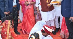 बौद्ध परंपराओं के साथ छह नवदंपत्तियों ने लिया जीवनभर साथ निभाने का संकल्प- मुख्यमंत्री कन्या विवाह में बौद्ध धर्म के जोड़ों को मिला मुख्यमंत्री विष्णु देव साय का आशीर्वाद…..