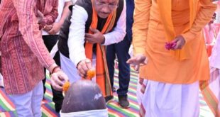 नीलकंठेश्वर महादेव मंदिर के प्राण-प्रतिष्ठा समारोह में मुख्यमंत्री विष्णु देव साय हुए शामिल…