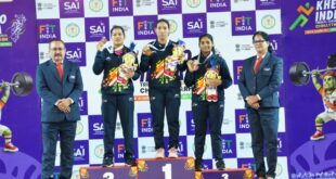 खेलो इंडिया ट्राइबल गेम्स 2026 : 58 किग्रा महिला वेटलिफ्टिंग में अरुणाचल की अनाई वांग्सू ने जीता स्वर्ण…..