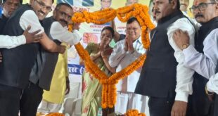 उद्योग मंत्री लखनलाल देवांगन ने आज कोरबा में 30 लाख रूपए की लागत से निर्मित डोम का किया लोकार्पण