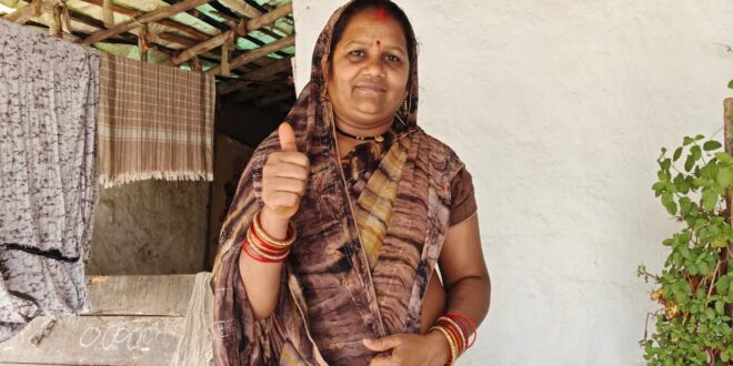 चमेली के जीवन में दीनदयाल उपाध्याय भूमिहीन कृषि मजदूर कल्याण योजना ने बिखेरी खुशियों की रोशनी….