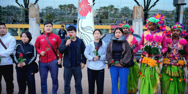 खेलो इंडिया ट्राइबल गेम्स के लिए खिलाड़ियों का छत्तीसगढ़ पहुंचना शुरू…