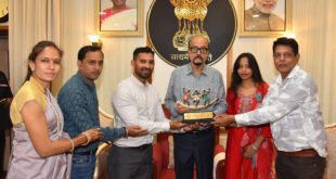 राज्यपाल रमेन डेका से रेडियो संगवारी टीम ने की सौजन्य मुलाकात…..