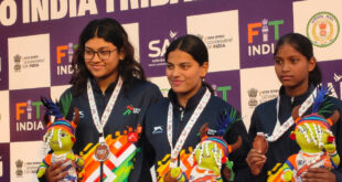 कर्नाटक के तैराक मणिकांता ने स्वर्ण पदकों की हैट्रिक पूरी की, छत्तीसगढ़ की अनुष्का भगत ने जीता दूसरा पदक…..