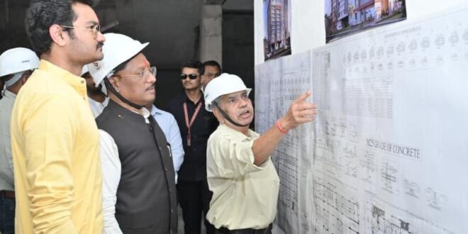 मुख्यमंत्री विष्णुदेव साय ने किया निर्माणाधीन जगदेव राम उरांव कल्याण आश्रम चिकित्सालय का अवलोकन….