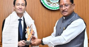मुख्यमंत्री विष्णु देव साय से जापान दूतावास के राजनीतिक मामलों के मंत्री आबे नोरिआकि ने की सौजन्य मुलाकात…..