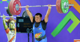 खेलो इंडिया ट्राइबल गेम्स 2026 : भारत्तोलन पुरुष 88 किग्रा वर्ग में अरुणाचल के रुबा ताडु बने चैंपियन…