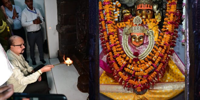 राज्यपाल रमेन डेका ने माँ महामाया का दर्शन कर छत्तीसगढ़ की सुख-समृद्धि, खुशहाली की कामना की…