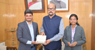 राज्यपाल रमेन डेका से यूनीसेफ के इमेजिन वेंचर के प्रथम भारतीय पुरस्कार विजेता ने की सौजन्य भेंट….