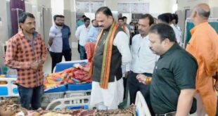 मरीजों की सेहत से समझौता नहीं’ – स्वास्थ्य मंत्री श्याम बिहारी जायसवाल…