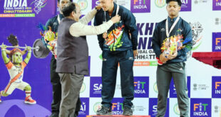 उप मुख्यमंत्री अरुण साव खेलो इंडिया ट्राइबल गेम्स देखने पहुंचे….