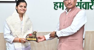यूपीएससी सिविल सेवा परीक्षा में 35वीं रैंक प्राप्त करने वाली सुश्री वैभवी अग्रवाल को मुख्यमंत्री ने दी बधाई…