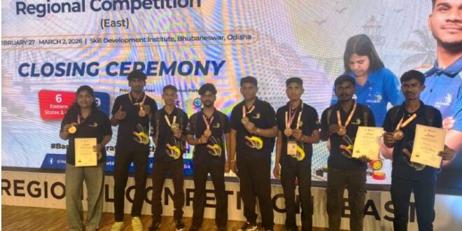 इंडिया स्किल 2025-26 में छत्तीसगढ़ को मिली ऐतिहासिक सफलता: छत्तीसगढ़ के प्रतिभागियों ने ईस्ट ज़ोन प्रतियोगिता में जीते 12 पदक- मुख्यमंत्री विष्णु देव साय ने दी बधाई…..