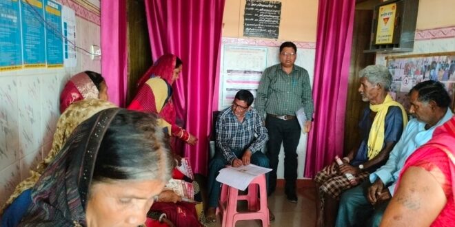 क्षय रोग (टी बी) उन्मूलन हेतु निक्षय निरामय फेस 0.2 अंतर्गत शिविर आयोजित