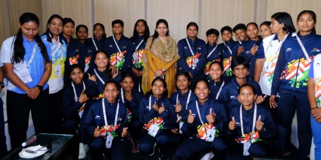 खेल उस क्षेत्र में नई उम्मीद लेकर आया, जिसकी पहचान कभी संघर्ष से होती थी&amp;#039;: युवा मामले और खेल राज्य मंत्री श्रीमती रक्षा खडसे….