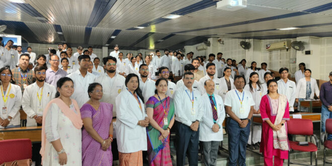 विश्व स्वास्थ्य दिवस पर सिम्स में “जेंडर फॉर हेल्थ” विषय पर आयोजन, 100 से अधिक छात्रों ने लिया भाग…..