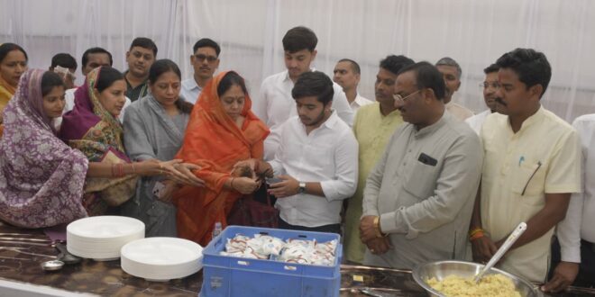 सशस्त्र नक्सलवाद की समाप्ति के ऐतिहासिक संकल्प की पूर्ति पर भव्य हनुमंत भंडारा का हुआ आयोजन….