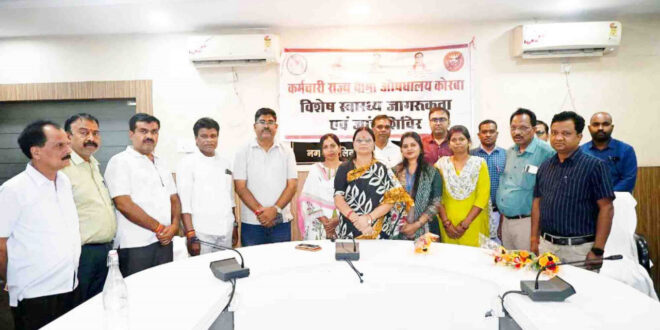 साकेत भवन में कर्मचारी राज्य बीमा औषधालय ने लगाया विशेष स्वास्थ्य जागरूकता व जांच शिविर….