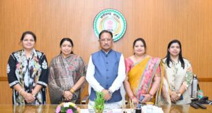 नारी शक्ति वंदन के संकल्प को मिला महिलाओं का व्यापक समर्थन: राज्यसभा सांसद श्रीमती लक्ष्मी वर्मा के नेतृत्व में महिला प्रतिनिधिमंडल ने मुख्यमंत्री से भेंट कर जताया आभार……