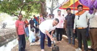 पर्यटन एवं संस्कृति मंत्री राजेश अग्रवाल ने किया 520 लाख रू. से अधिक के नहर-जलाशय जीर्णाेद्धार कार्यों का भूमिपूजन…..