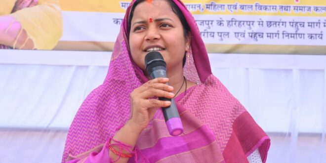 मंत्री श्रीमती लक्ष्मी राजवाड़े ने 13.22 करोड़ रूपये के विकास कार्यों का किया शुभारंभ…..