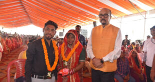 सामूहिक विवाह कार्यक्रम में शामिल हुए राज्यपाल, नवविवाहित जोड़ों को प्रदान किया आशीर्वाद…..