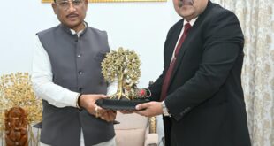 मुख्यमंत्री विष्णु देव साय से आईओसीएल के मुख्य महाप्रबंधक ने की सौजन्य मुलाकात….