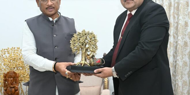 मुख्यमंत्री विष्णु देव साय से आईओसीएल के मुख्य महाप्रबंधक ने की सौजन्य मुलाकात….