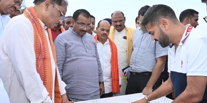 निर्माणाधीन नालंदा परिसर का मुख्यमंत्री विष्णुदेव साय ने किया निरीक्षण: गुणवत्तापूर्ण एवं समय-सीमा में कार्य पूर्ण करने के दिए निर्देश….