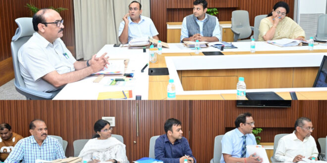 मुख्य सचिव विकासशील ने की रेल परियोजनाओं की समीक्षा, कटघोरा-डोंगरगढ़ रेल लाइन कार्यों में तेजी के निर्देश…..